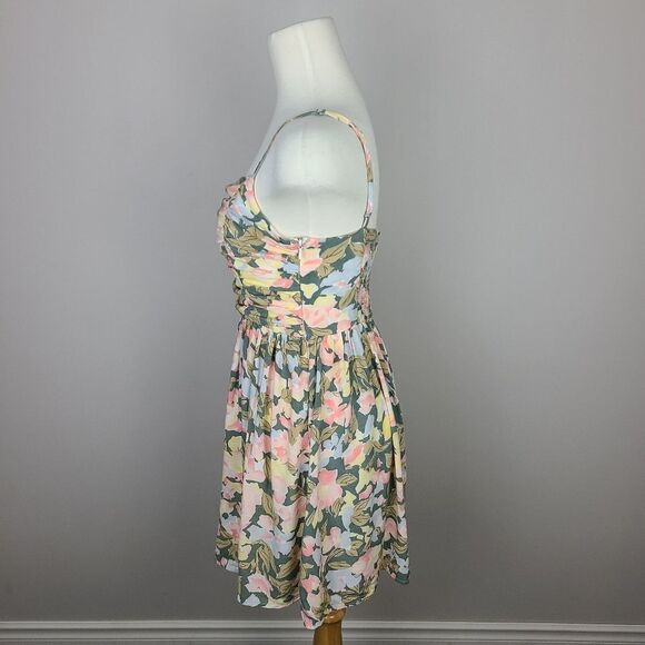 minkpink Spaghetti Strap Floral Skater Dress Small - Picture 5 of 16